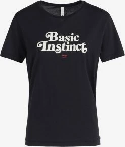 Khujo T-shirts Shirts Banani Instinct Kvinder Sort