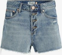 Khujo Denim Shorts Loosefit Jeans Anouk Kvinder Blå