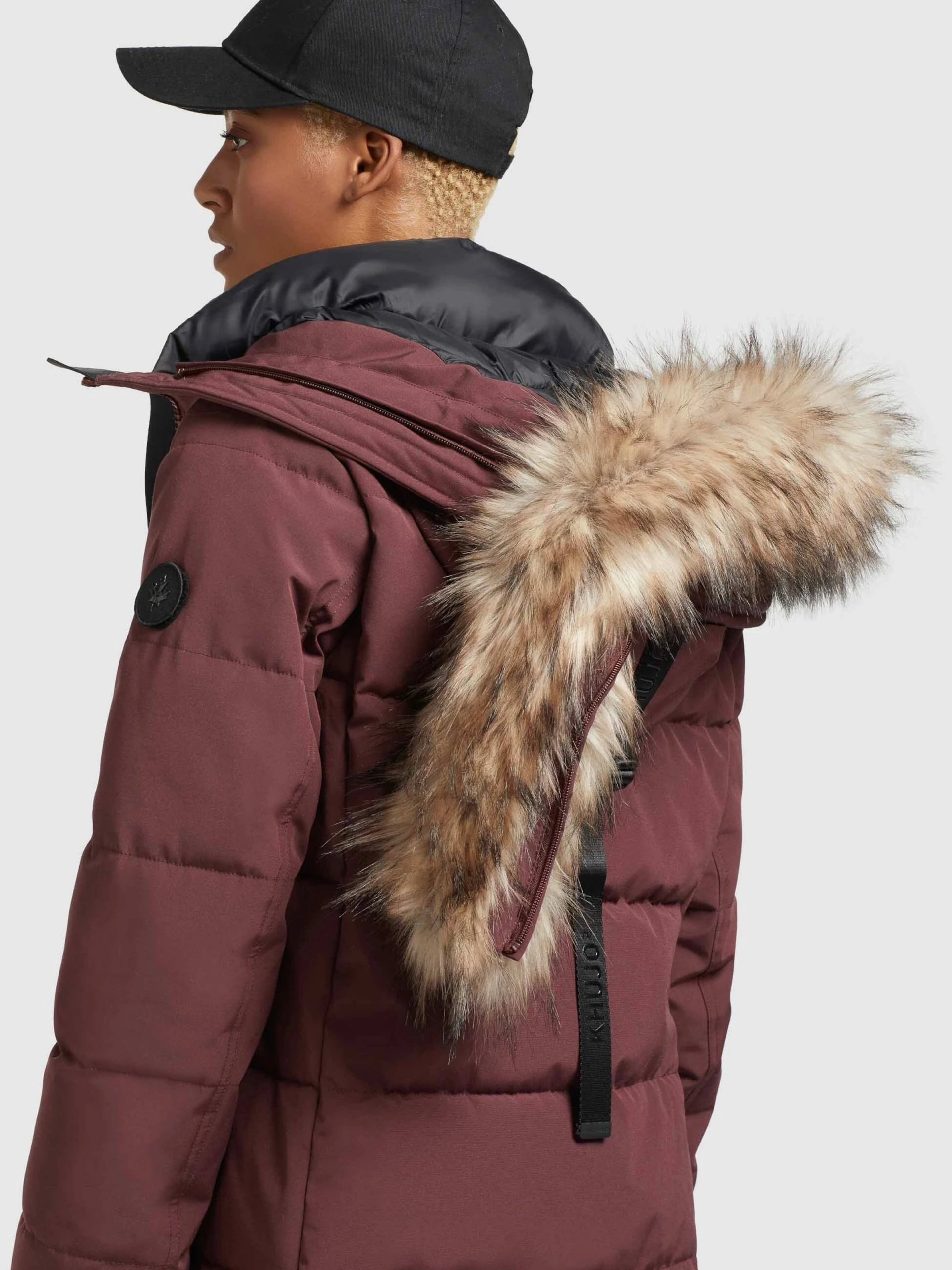 Khujo Vinterfrakker Vinterfrakke Cloren Kvinder Mørkerød - Billede 8