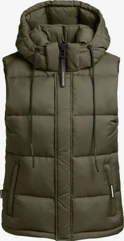Khujo Veste Vest Eden Kvinder Khaki