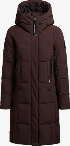 Khujo Overgangsfrakker Overgangsfrakke Namita Kvinder Vinrød