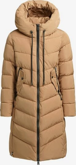 Khujo Overgangsfrakker Overgangsfrakke Klayd Kvinder Okker