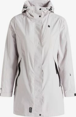 Khujo Korte Frakker Overgangsfrakke Elmyra2 Kvinder Lysegrå