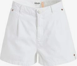 Khujo Tøj Loosefit Jeans Med Lægfolder Cambel Kvinder Hvid